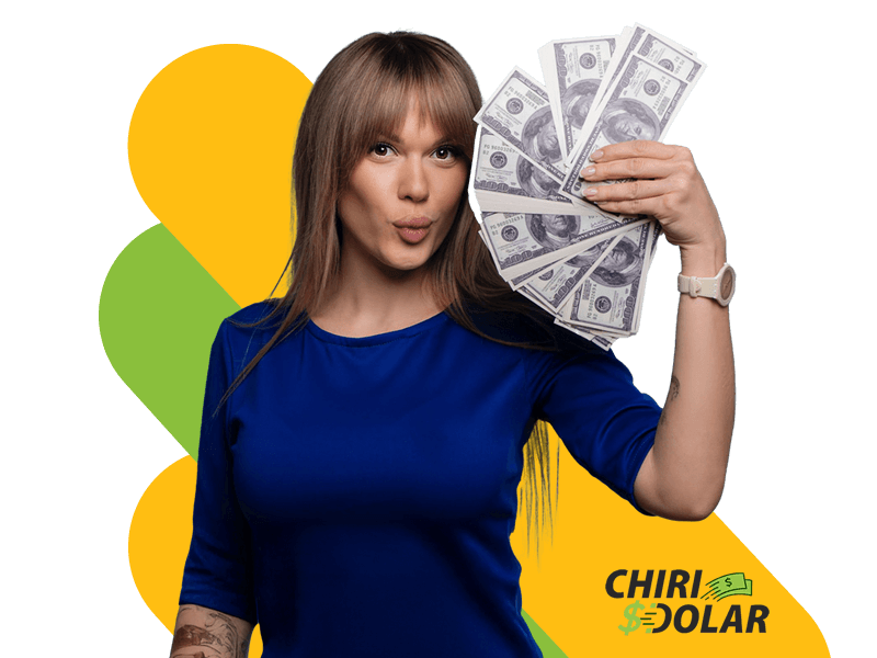 Cambia dolares en chiri dolar